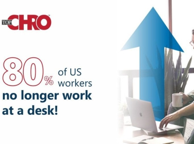 80% of US workers no longer work at a desk!! centralized workplace tech at workplace technology workplace communications