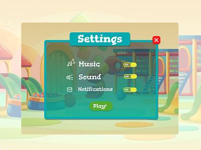 Settings page dailyui settings page