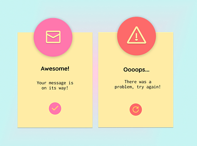 Flash messages dailyui