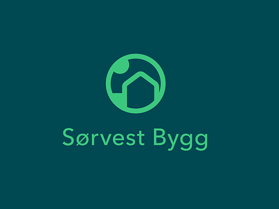 Sørvest Bygg Identity branding design flat icon logo