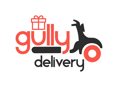 Gully Delivery Logo app logo creative logo delivery food logodesign vector illustration