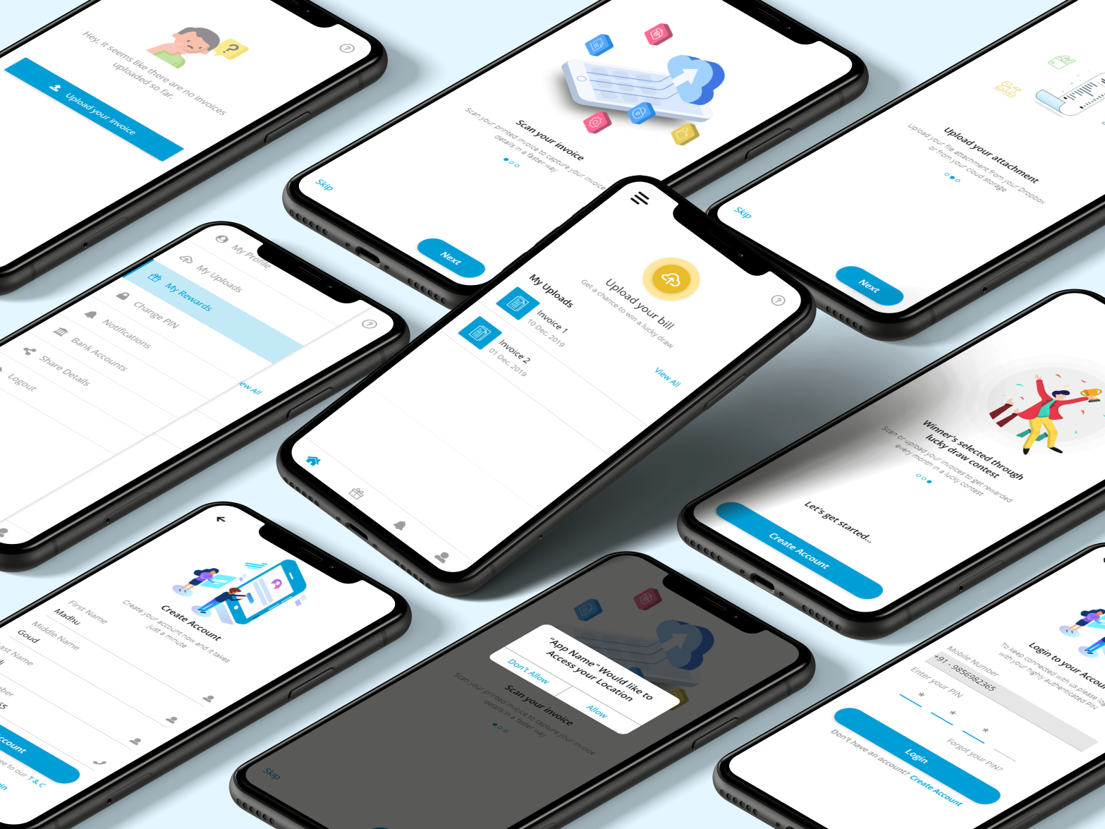 GSTN Application by Madhu on Dribbble