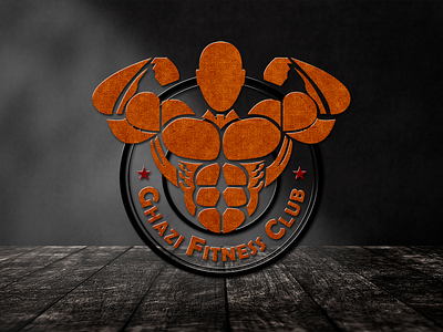 Ghazi Fitness Club branding design fitness logo graphicsdesign gym logo illustration logodesign logodesigner social media post design vector