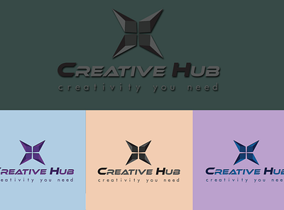 Creative Hub logo design branding design graphic design graphicsdesign illustration logo logodesign logodesigner social media post design typography