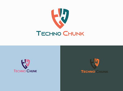 Techno Chunk logo design attractive logo branding design graphicsdesign illustration logo logodesign logodesigner minimalist logo social media design