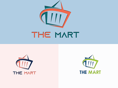 The Mart attractive logo branding design graphic design graphicsdesign illustration logo logodesign logodesigner minimalist logo social media design