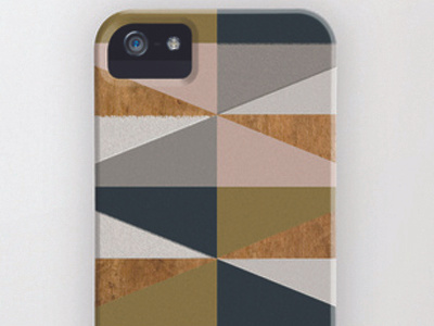 Diamonds color diamonds geometric iphone case wood grain