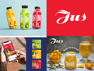 Jus advertising brand identity branding design label design label packaging labeldesign labels logo logodesigner packaging design