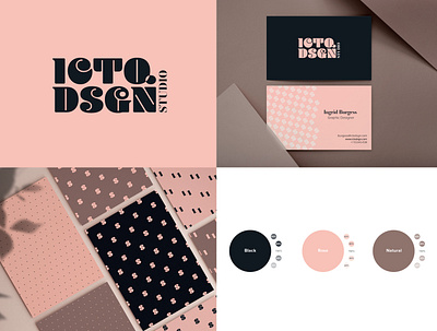 Ictodsgn studio brand identity branding design logo logodesigner