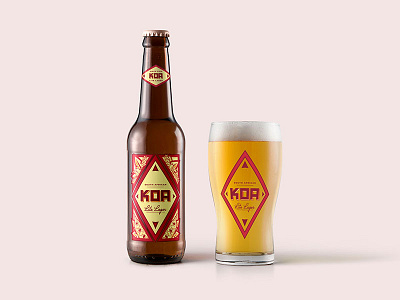 KOA Beer beer design illustration labels packaging