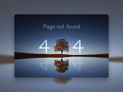 404 404 branding design interaction interface key visual page 404 retouch ui ux природа