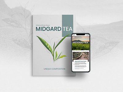 landing page Midgard tea