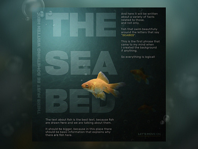 The seabed colorful design graphic design illustration instagram interface key visual retouch travel typography ui web design природа