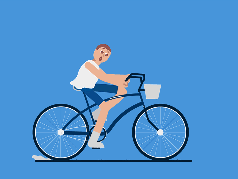 Cycling 2d animation animation animação 2d character animation motion graphics