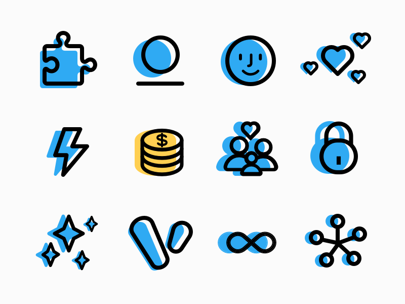 Keynote Icons by Riva Chen on Dribbble