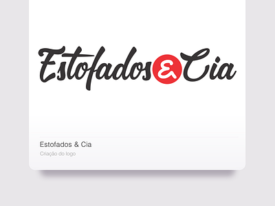 Estofados & Cia branding design logo