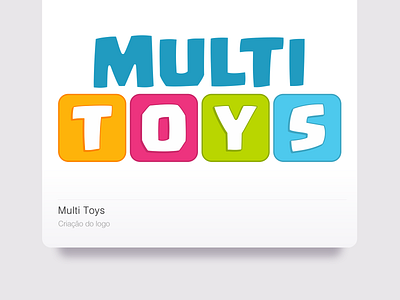 Multi Toys branding design logo