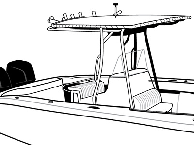 Boat Vector boat pen tool vectorize