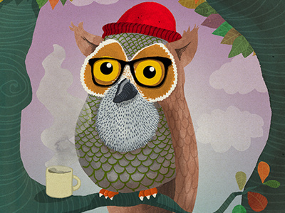 Hipster Owl