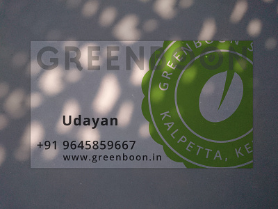 GREENBOON Business Card