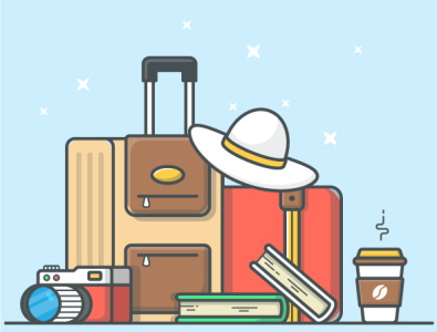 Traveling app flat graphic icon illustration ux vector