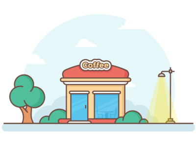 coffee shop graphic icon illustration vector