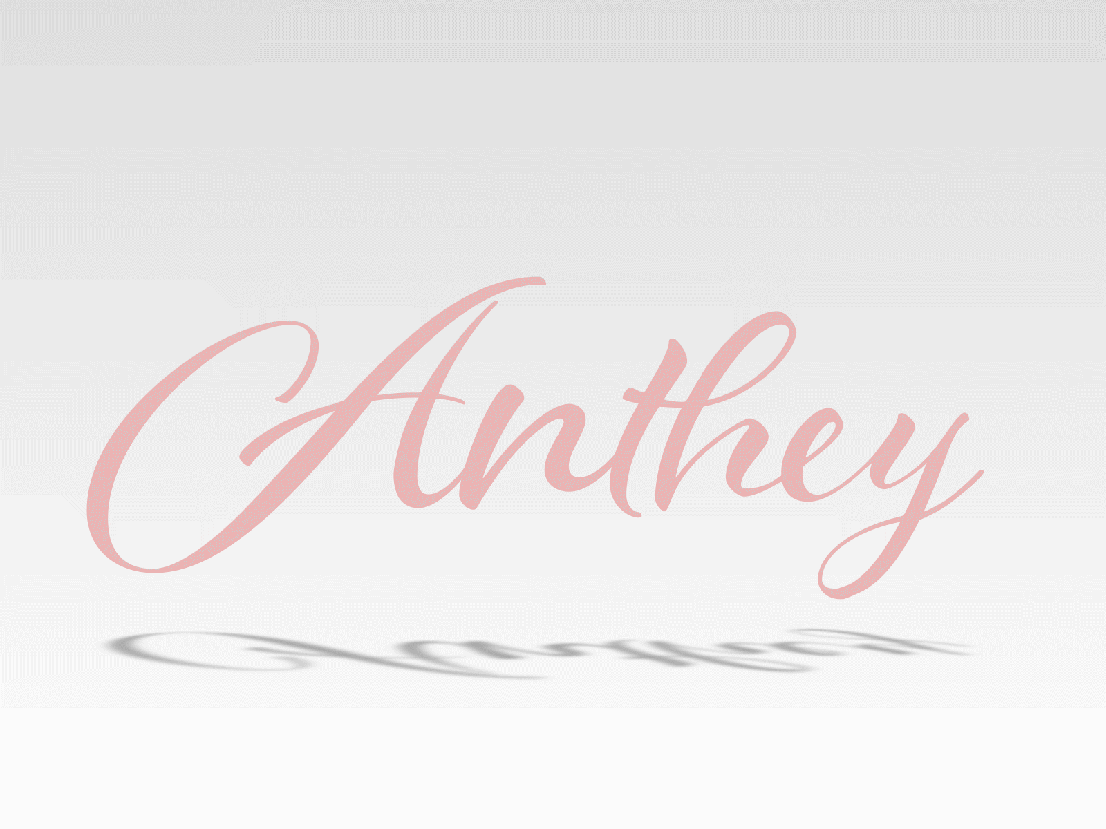 Anthey with Shadows adobe aftereffects animated animatedgif animation animation after effects design illustrator logo motion motion design motion graphic motiongraphics pink pretty shadows type typography vector