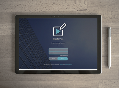 Create Play (Presentations) App app app ui design design app figma illustrator mock up photoshop signup sketch surface ui ui design uiux user experience userinterface ux uxd uxdesign vector