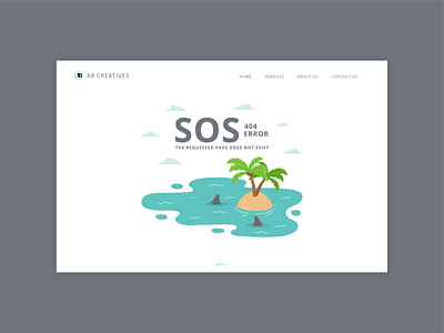 SOS! Lost Island 404 404 error 404 error page 404page brand branding branding design design icon illustrator interface logo ui ui design uidesign uiux user experience user interface vector website