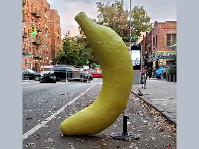 Banana For Scale (work-in-progress) banana banana for scale experimental art fine art mixed media new york city artist corps sculpture
