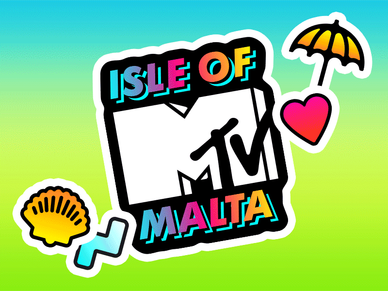 Isle of MTV DNCE Social Teaser GIF adobe creative cloud cake cake by the ocean design digital design dnce entertainment gif graphic design illustrator isle of mtv mtv photoshop social media television vector viacom