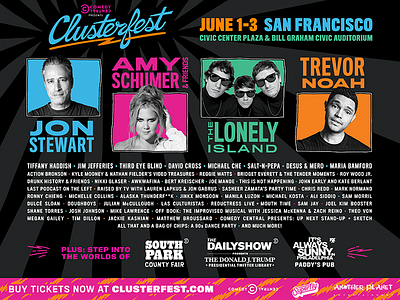 Comedy Central's Clusterfest New York Subway 2-sheet