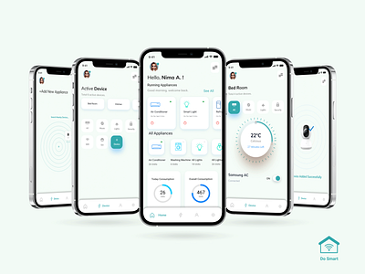 Smart Home Control App smart app smart home control ui ui ux ui design