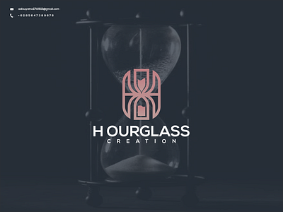 H Ourglass logo branding design graphic design icon illustration logo typography ui ux vector