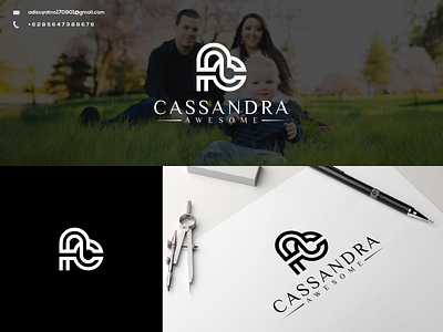 CA Monogram Logo branding design graphic design icon illustration logo typography ui ux vector