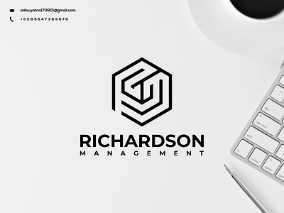 RM Monogram Logo branding design graphic design icon illustration logo typography ui ux vector