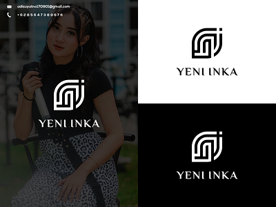 YI Monogram Logo awesome branding design graphic design icon illustration initials logo typography ui ux vector