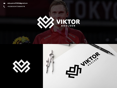 VA Initial Logo awesome branding design graphic design icon illustration initials logo typography ui ux vector