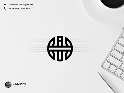 HI Circle Logo awesome branding design graphic design icon illustration initials logo typography ui ux vector