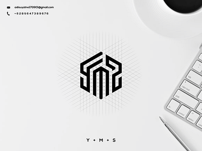 YMS Monogram Logo branding design graphic design icon illustration initial logo monogram typography ui ux vector