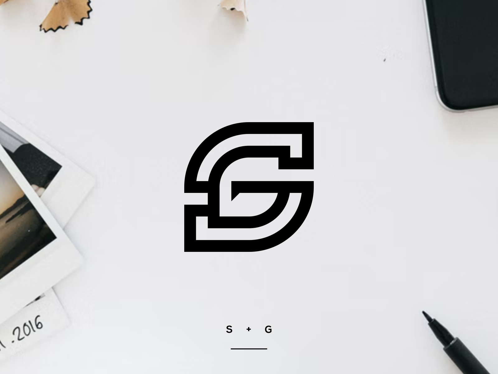 SG Monogram Logo by artno_graphic on Dribbble