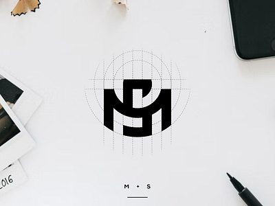 MS Monogram Logo branding design graphic design icon illustration initial logo monogram typography ui ux vector