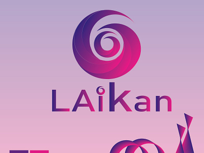 LAIKAN Brand LOGO 3d branding graphic design logo