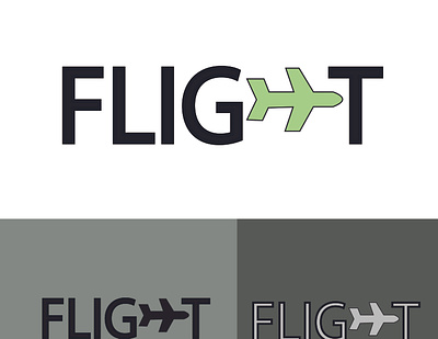 FLIGHT branding design icon illustration logo typography vector