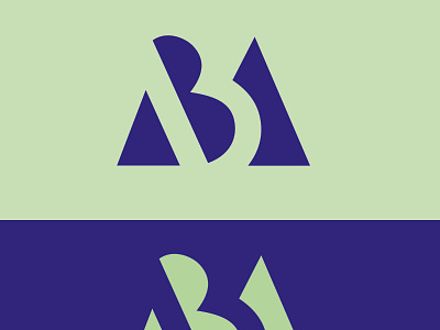 AB branding design icon illustration logo typography vector