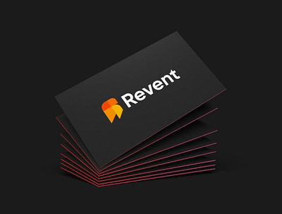 Revent Branding Identity design| R letter Logo Design abstract booklet branding brochure club flyer corporate flyer design illustration logo ui vector