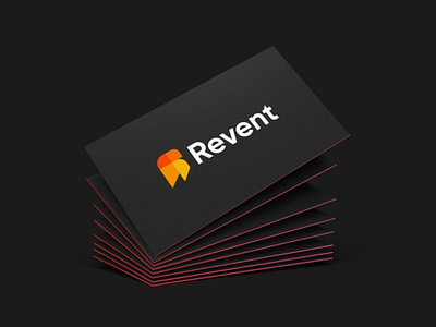 Revent Branding Identity design| R letter Logo Design