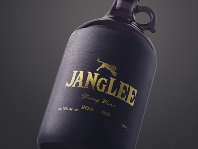 JANGLEE | A brand identity logo design for a wine brand