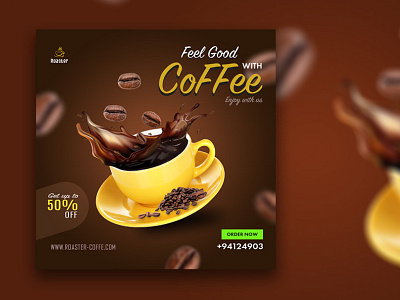 Coffee Social Media Post Design