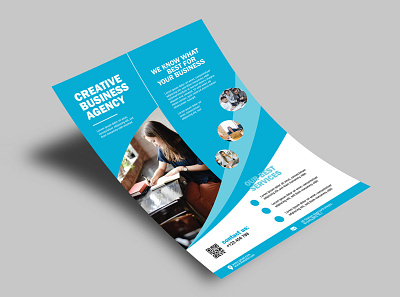 Creative Business Agency Flyer Design booklet branding brochure club flyer corporate flyer design illustration logo ui vector